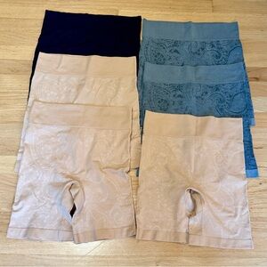 Life by Jockey Shapewear Slipshort Shorts Plus Size Women's XXXL 3XL LOT of 6